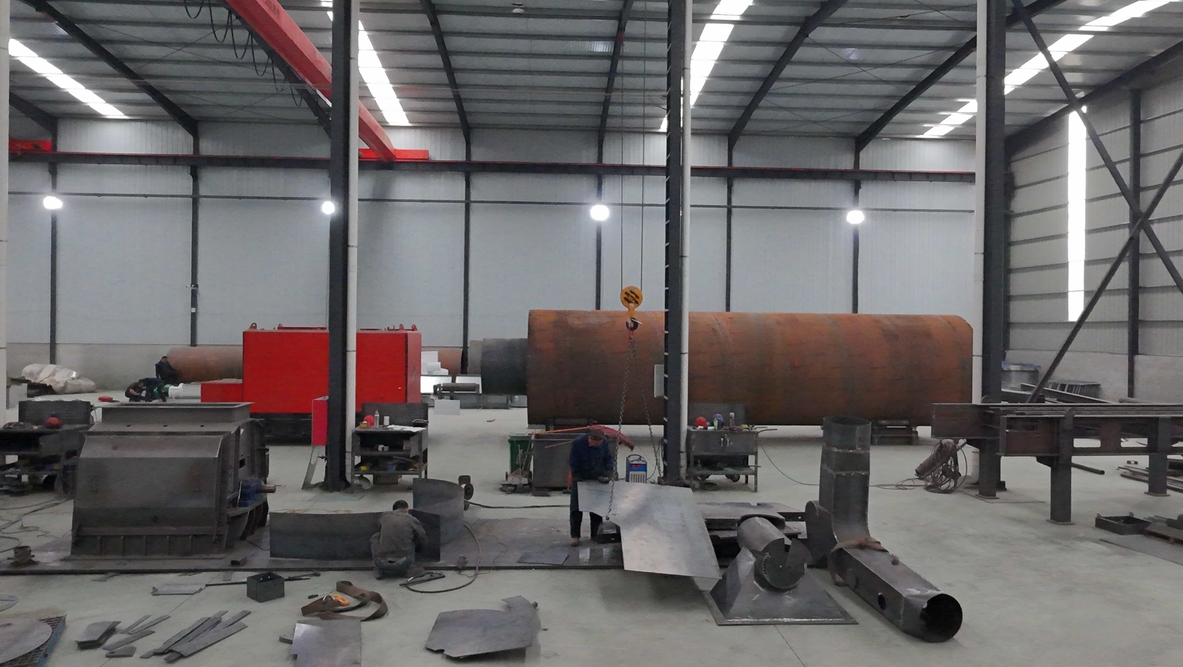 Secador de três tambores